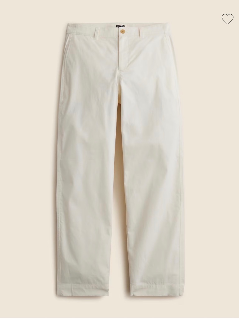 Nwt Barrel Leg Cotton Pants